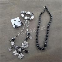 Black and Silver Fashion Jewelry