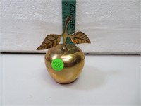 Solid Brass Apple Bell 4&1/2"