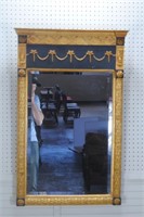 Black & Gold Neoclassical Style Mirror