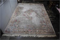 9' x 13' Chinese Style Rug w/ Grey Field