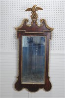 Antique Mahogany & Gilt Eagle Mirror