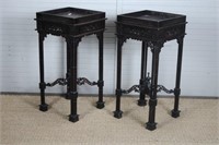 Pair of Chinese Chippendale Style Tables