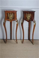 Pair of Marble Top Stands.