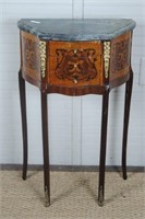 Marble Top Stand w/ Inlay