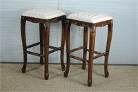 Pair of Upholstered Stools