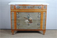Painted French Style Chest