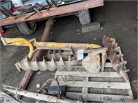 Post Hole Auger with 3 Bits