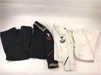US Navy Uniforms U.S.S. Independence White & Navy
