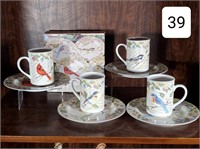 American Itelier Morning Song Bird Cups & Saucers