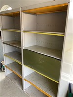 2 lateral file cabinets 78" tall