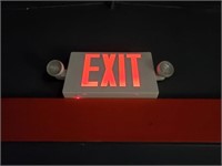 EXIT LIGHT IN PARTY ROOM