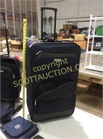4 pcs travel bag set, large wheeled check bag,