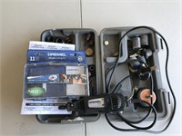 Dremel 100 w/ Carrying Case & Attachments