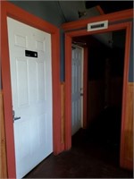BATHROOM AND OFFICE DOORS IN BAR