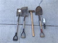 Selection of Yard Working Tools