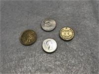 Various Assortment of US & Foreign Coins