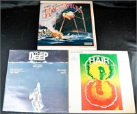 (3) MOVIE SOUNDTRACK RECORDS LPS