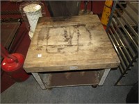 McCloud Butcher Block on Metal Stand