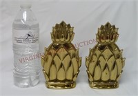 Virginia Metalcrafters Pineapple Newport Bookends