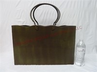 Decorative Metal Shopping Bag