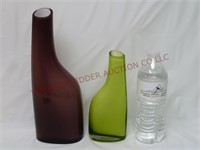 Ikea Art Glass Vases ~ Set of 2