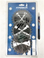 3-pack of Hyperikon  tungsten carbide tipped