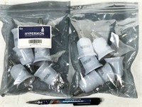 2 bags (12pc total) E12 to E26 bulb base adapter