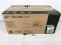 1 fan, Hyperikon 44W 42" ceiling fan, wooden