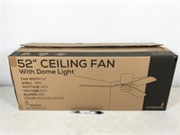 1 fan, Hyperikon 35W 52" ceiling fan with dome
