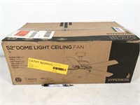 1 fan, Hyperikon 62W 52" ceiling fan with dome