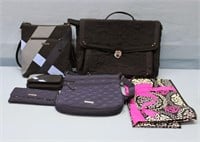 (2) Vera Bradley Purses w/ Wallets + Laptop Bag