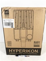 1 fixture, Hyperikon LED 150W 5700K shoebox light