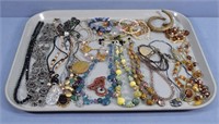 17 Necklaces + 9 Bracelets, Costume Jewelry