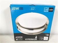 1 fixture, Hyperikon LED 15W 4000K 10" model W