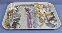 20 Necklaces + 5 Bracelets, Costume Jewelry
