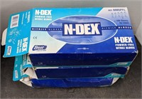 N-dex powder free nitrile gloves 3 ct size large