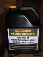 New Poulan Pro Bar & Chain Oil  1 Gallon