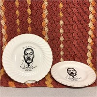 Dr. Martin Luther King Jr. Collectible Plates(2) “
