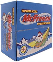 Mr. Freeze No Sugar Added Freeze Pops (45 x 6