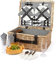 SEALED- 4 Person Picnic Basket, Large