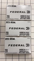 Federal .223 Ammunition 60rds