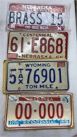 Nebraska Centennial License plates