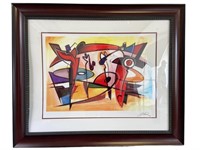 ALFRED GOCKEL "Afternoon Jam Session" Framed Print