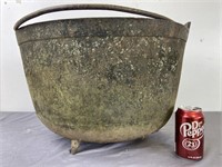 Antique Large Cast Iron Cauldron