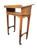 Antique Wood Rolling Desk