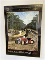 Meadow Brook XI Historic Races Framed Poster
