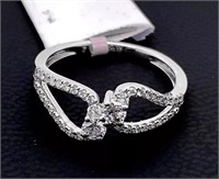 14k White Gold 0.37cts Diamond Ring