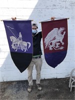 47" x 21" Coat of Arms Flags