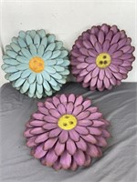 14 Inch Metal Hanging Flower Decorations