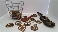 ASSORTMENT OF HORSE BRASSES